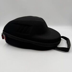 Glamgen Hard Hat Travel Case for Baseball Caps Black w/ Shoulder Carrying Strap
